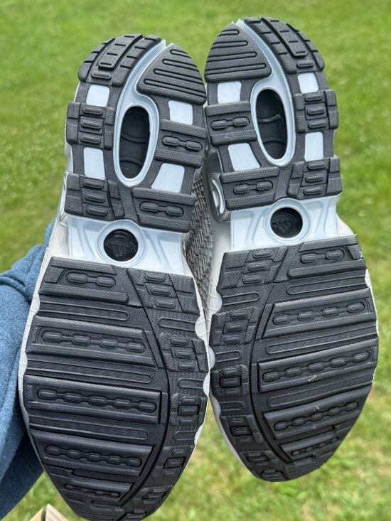 Adidas Megaride Silver Y2K Runner Sneakers Techwear Mens 8.5 3658 main image 6
